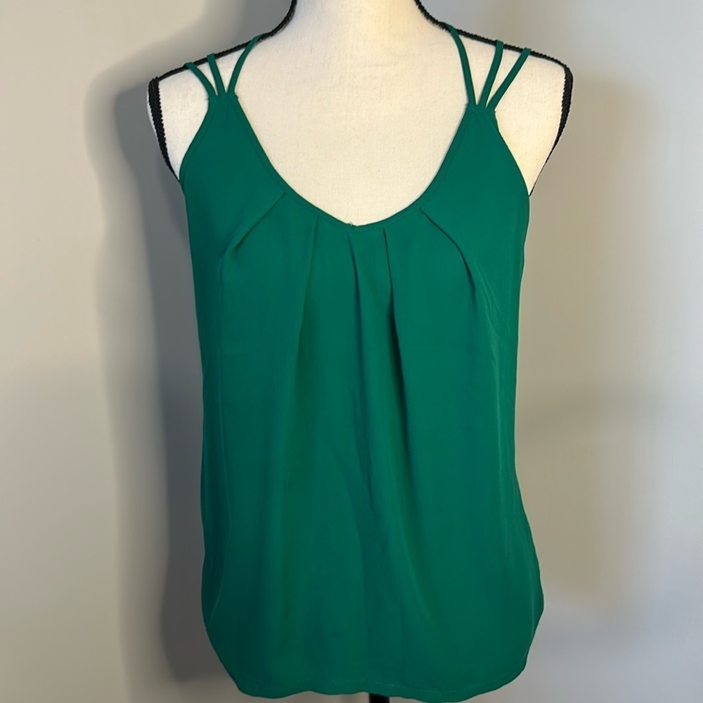 Green Sleeveless Top